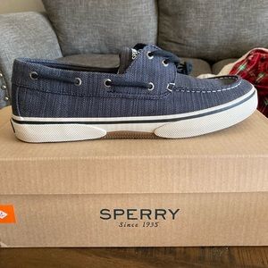 SPERRY MENS HALYARD 2-EYE BOAT SHOE